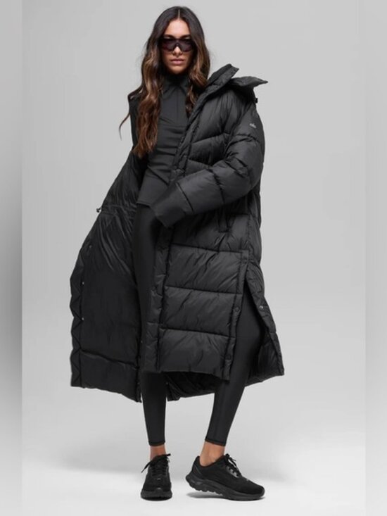 ALO Yoga Jackets & Blazers - NEW ALO Gold Rush Puffer Trench Long Coat Jacket | US XS Unisex